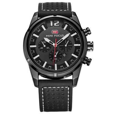 Reloj de Cuarzo para Hombre con Diseño de Tres Esferas