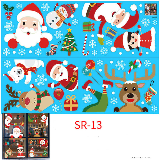 Pegatinas Navideñas Estáticas para Ventana - Copos de Nieve Decorativos - Image 17