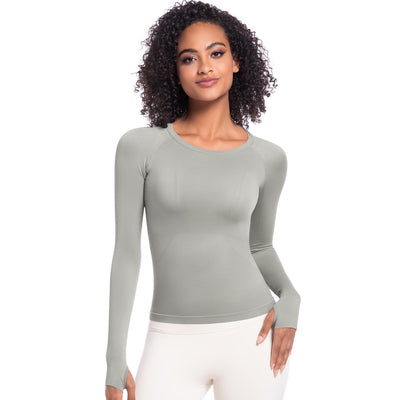 Conjunto Deportivo Yoga Transpirable sin Costuras para Mujer - Image 10