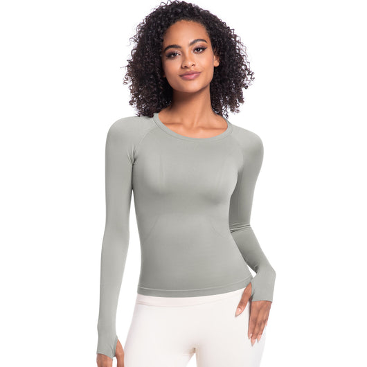 Conjunto Deportivo Yoga Transpirable sin Costuras para Mujer - Image 10