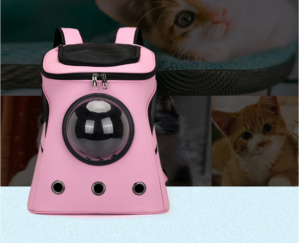 Mochila Transportadora Cápsula Espacial para Mascotas - Gatos y Perros