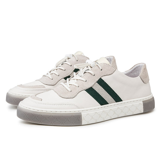 Zapatos de Cuero Blanco para Hombre - Casual y Versátil