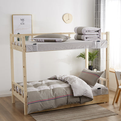 Juego de Cama Universitario de Algodón Antideslizante de 3 Piezas - Image 31