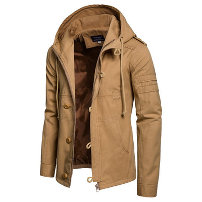 Chaqueta de Algodón con Capucha para Hombre - Image 27