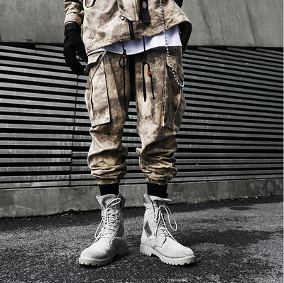 Pantalones Cargo Camuflaje Sueltos - Estilo Hip Hop Urbano para Hombre - Image 5