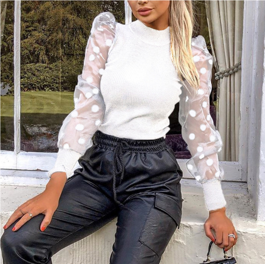 Blusa Estampado Lunares para Mujer - Image 13