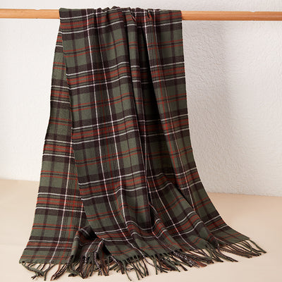 Bufanda Chal Grueso Estilo Coreano para Invierno - Image 11