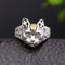Anillo de Plata 925 Gato de la Suerte Retro con Diseño Gatito Adorable