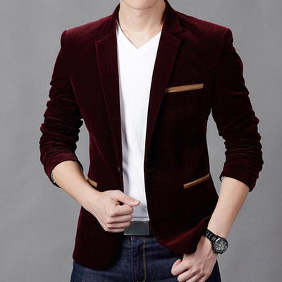 Traje Slim Casual de Pana para Hombre - Image 5