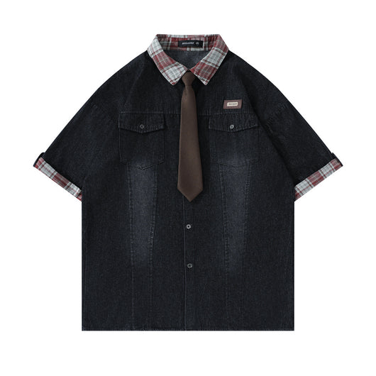 Camisa Denim Suelta Verano para Hombre - Image 2