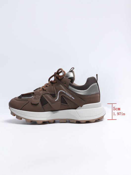 Zapatillas Deportivas Rojas Estilo Chunky - Comodidad y Moda - Image 13