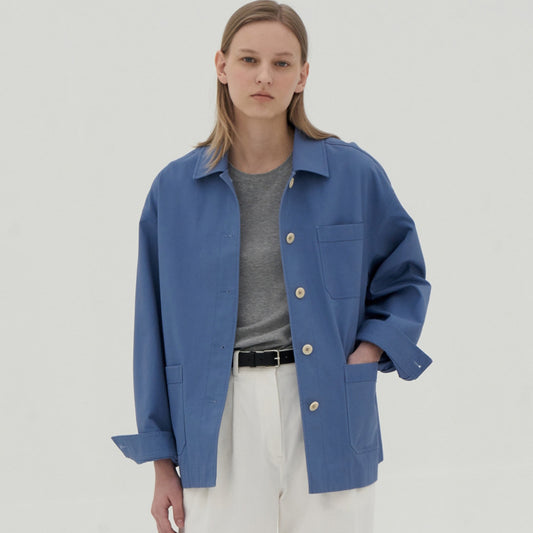 Chaqueta Camisa Suelta de Ocio y Confort