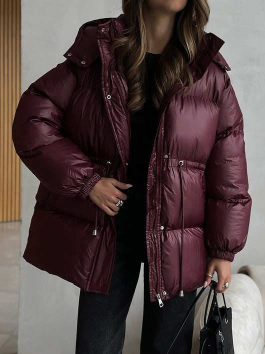 Chaqueta Térmica Acolchada con Capucha y Cierre - Image 29