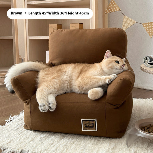 Cama Sofá para Mascotas con Diseño Acogedor - Lavable y Transpirable - Image 4