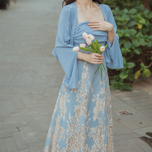 Vestido Romántico Retro Francés Seductor
