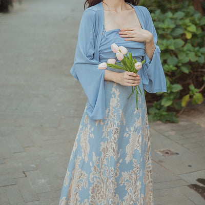 Vestido Romántico Retro Francés Seductor