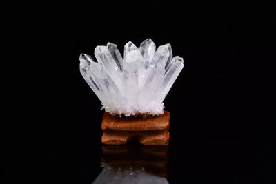 Racimos de Cristal Blanco Natural - Especímenes de Minerales Auténticos