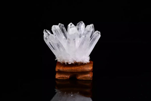 Racimos de Cristal Blanco Natural - Especímenes de Minerales Auténticos