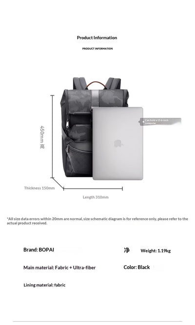 Mochila Casual para Hombre - Diseño Moderno y Versátil - Image 7