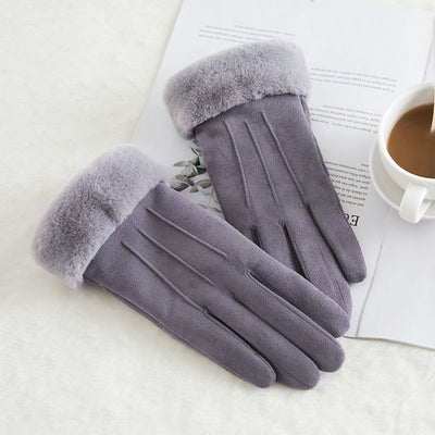 Guantes de Invierno en Gamuza con Lana Térmica para Mujer - Image 16
