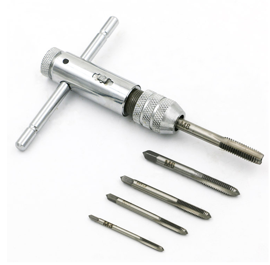 Llave de Roscar Ajustable M3-M8 con Trinquete de Precisión