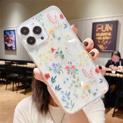 Funda para Celular con Flores y Brillo Epoxy - Image 7