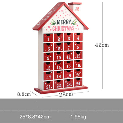 Calendario Navideño de Madera - Decoración Festiva - Image 16