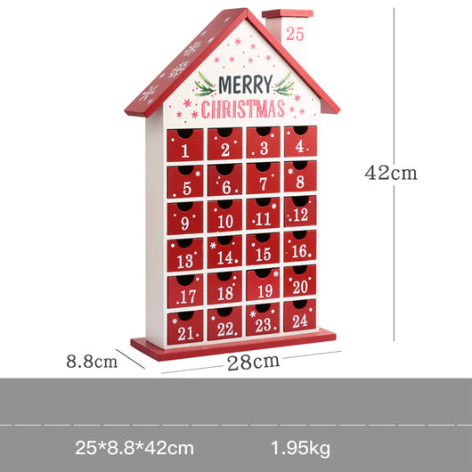 Calendario Navideño de Madera - Decoración Festiva - Image 16