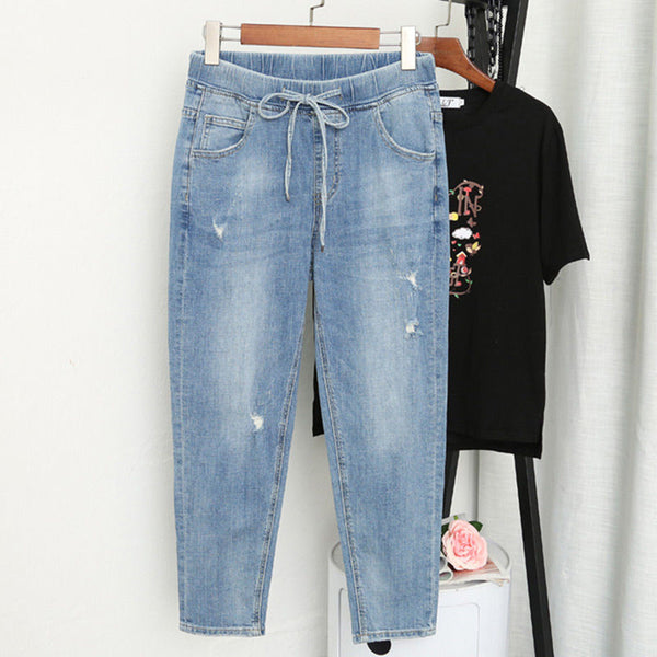 Jeans Holgados Talla Grande para Mujer