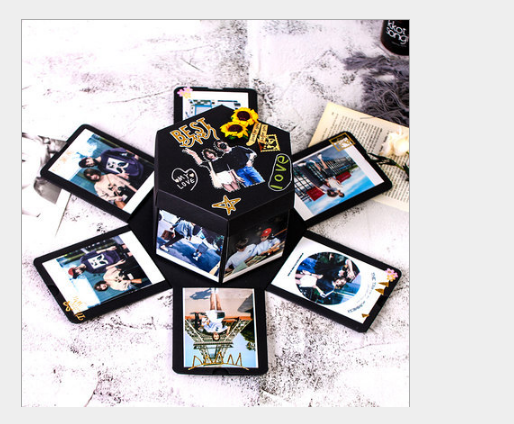 Álbum de Fotos Explosivo DIY - Caja Sorpresa Personalizada para Regalos Especiales - Image 4