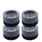 Gris 3.5 Cm 4 Piezas