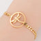 Dorado Color Charms Bracelet Femme Stainless Steel Women Jewelry Lucky Origami Elephant Bracelets Friendship Gifts Dragonfly