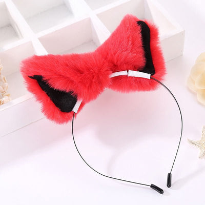 Diadema de Orejas de Gato Suave y Esponjosa - Image 7