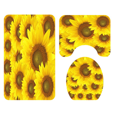 Juego de Baño Estampado Girasoles - 4 Piezas Completas - Image 15