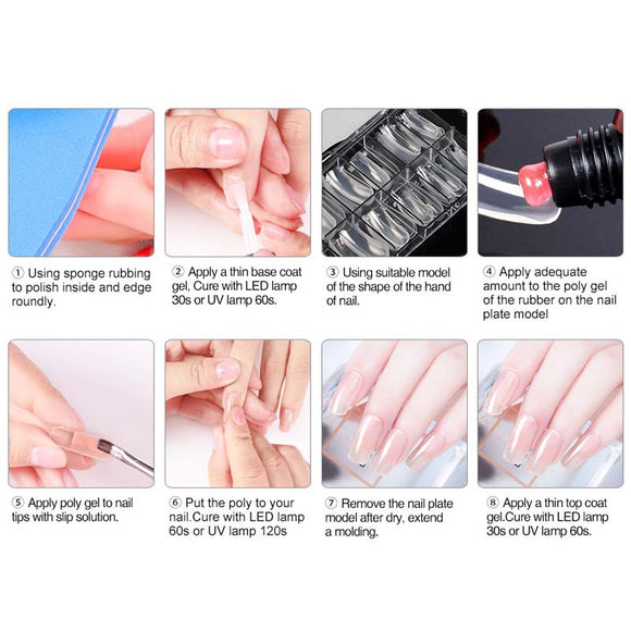 Quick-Drying Photopolymerization Gel for Nails