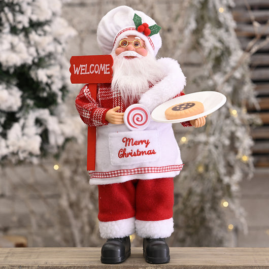 Figura Decorativa de Santa Claus de Pie - Image 20