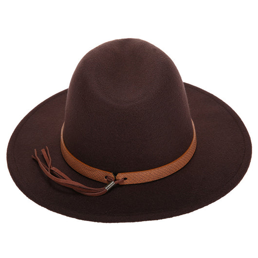 Sombrero de Lana Jazz Elegante para Mujer - Image 4