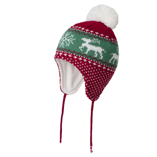 Gorro Infantil Jacquard Venado con Forro de Terciopelo - Gorro de Lana Tejida Cálida - Image 17
