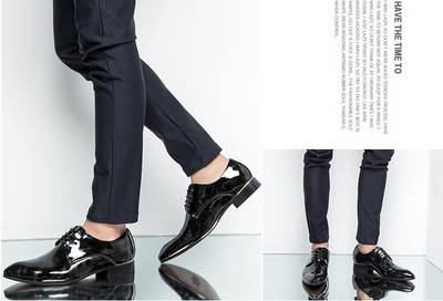 Zapatos de Cuero para Hombre con Acabado Charol Brillante - Image 6