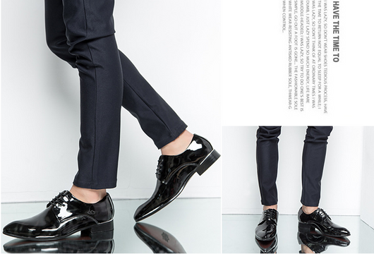Zapatos de Cuero para Hombre con Acabado Charol Brillante - Image 6