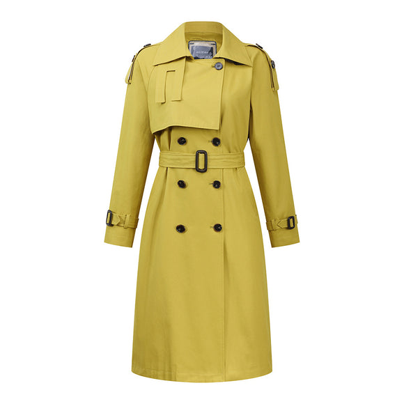 Gabardina de Algodón Over the Knee - Elegancia Atemporal