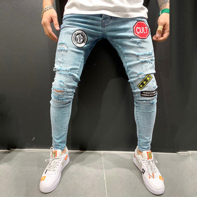 Jeans Rotos con Bordados Artesanales - Image 12