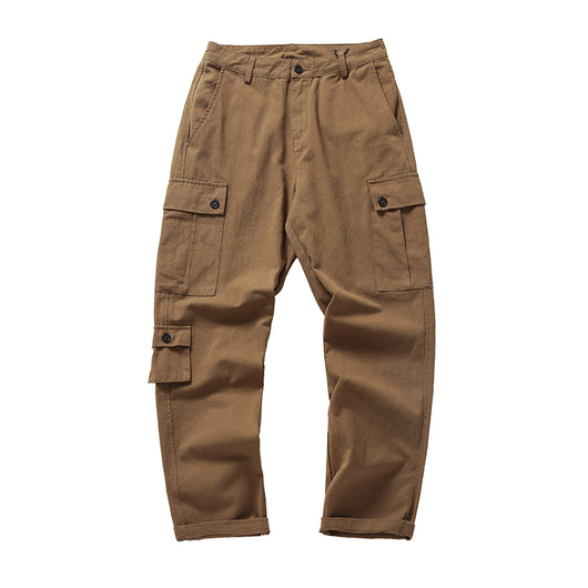 Pantalones Casuales Daddy con Múltiples Bolsillos - Image 11