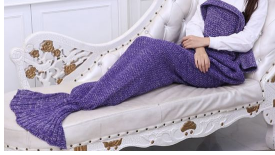 Manta Cola de Sirena para Dormir - Cozy Knit - Image 4