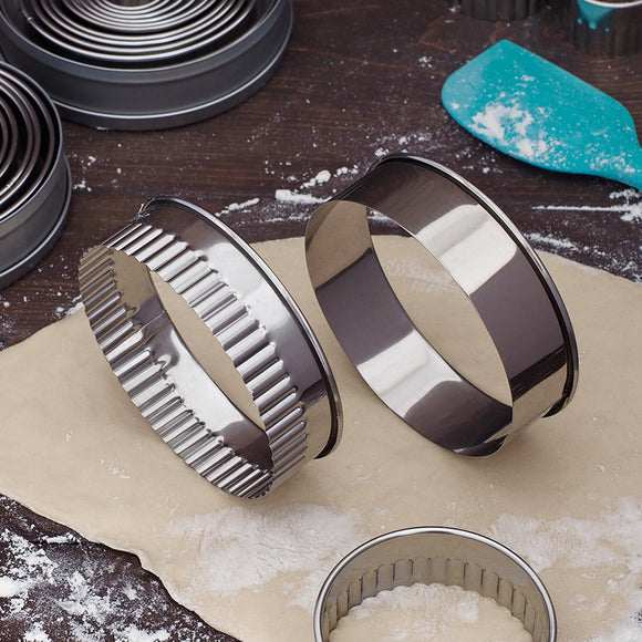Molde Redondo para Galletas de Frutas - Set Mini Multifuncional