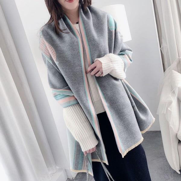 Pashmina Elegante para Mujer - Chal de Cachemira Premium
