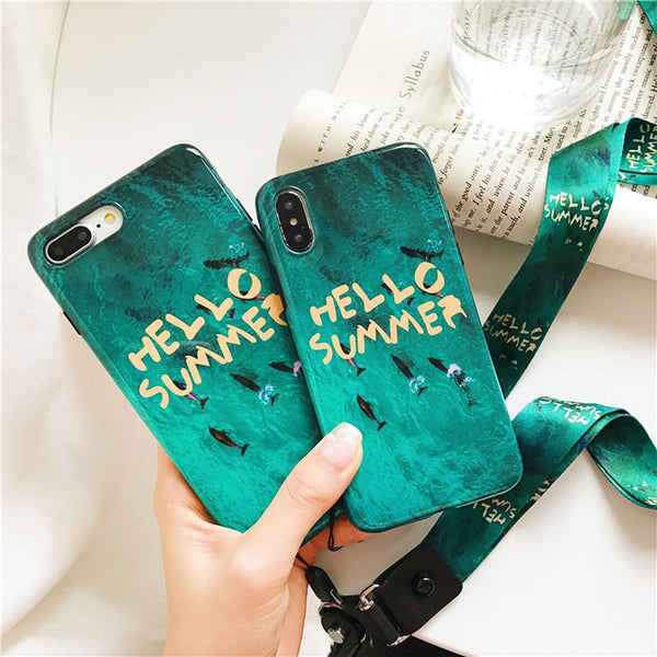 Funda para Teléfono con Letras Creativas