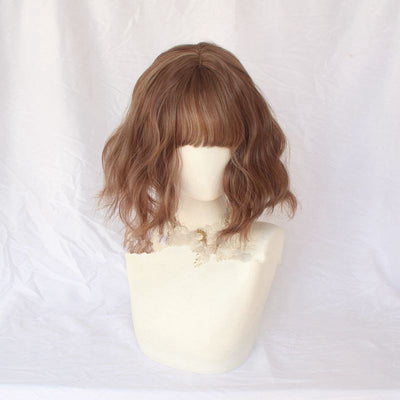 Peluca Corta Rizada Chic con Flequillo Aireado - Image 12