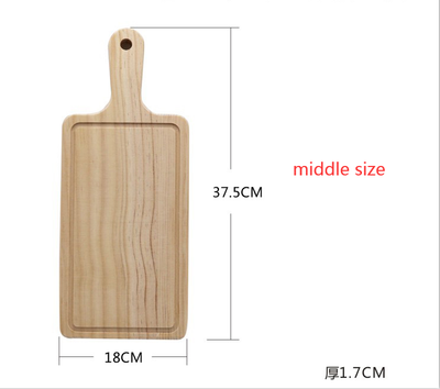 Tablas de Corte de Madera Natural con Asa - 2 Tamaños para Cocina y Panadería - Image 9