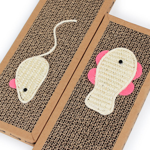 Rascador Plano para Gatos con Sisal Natural